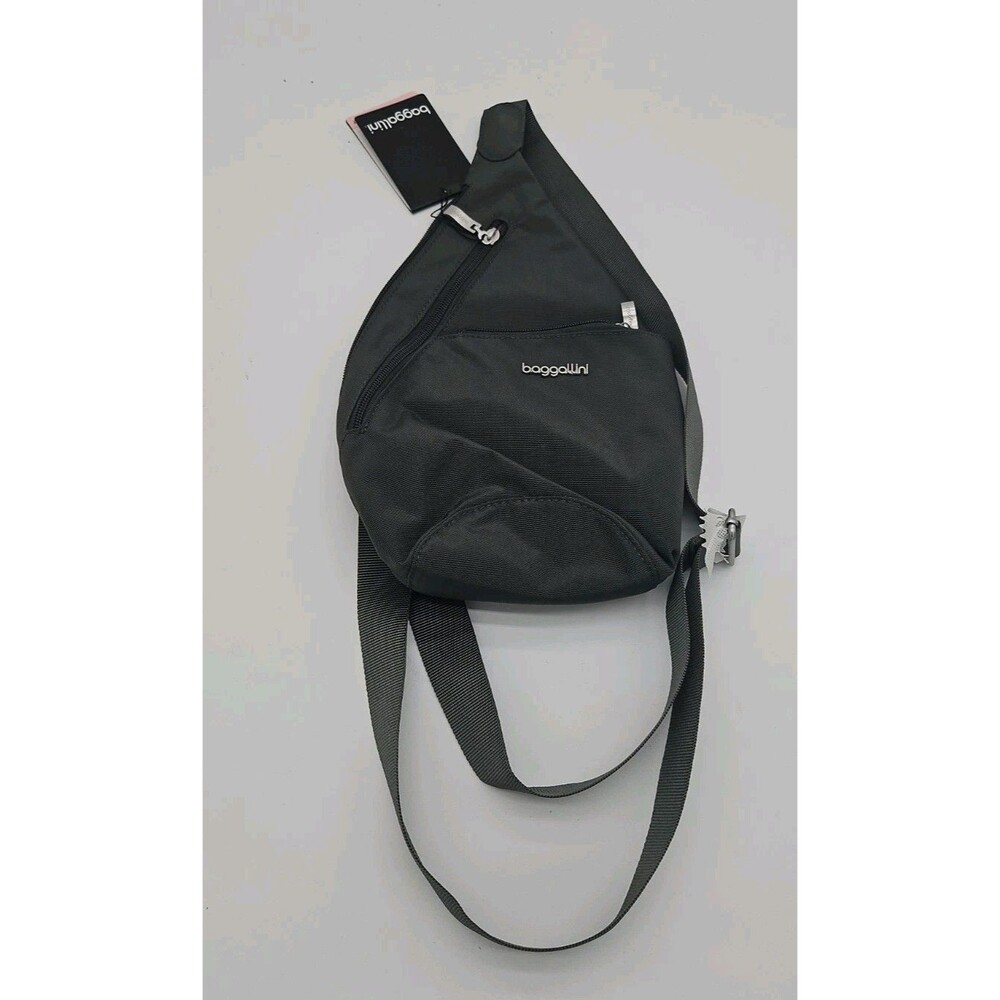 NWT BAGGALLINI Mini Sling Crossbody Charcoal/Slate, Purple Or Pink/Adjustable